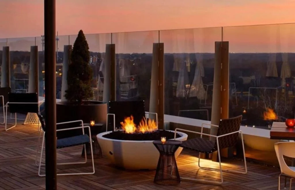 A Romantic Date Night Restaurant in with a beautiful sunset view