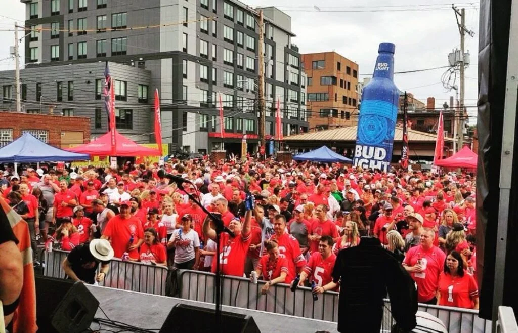 Fans at Ohio State Football Tailgate