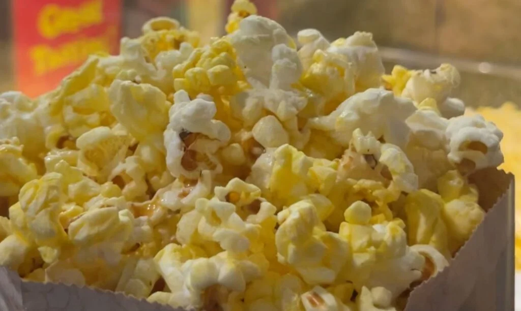 Freshly popped popcorn at Studio 35 Cinema & Drafthouse