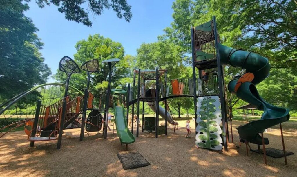 The playground at Highbanks Metro Park