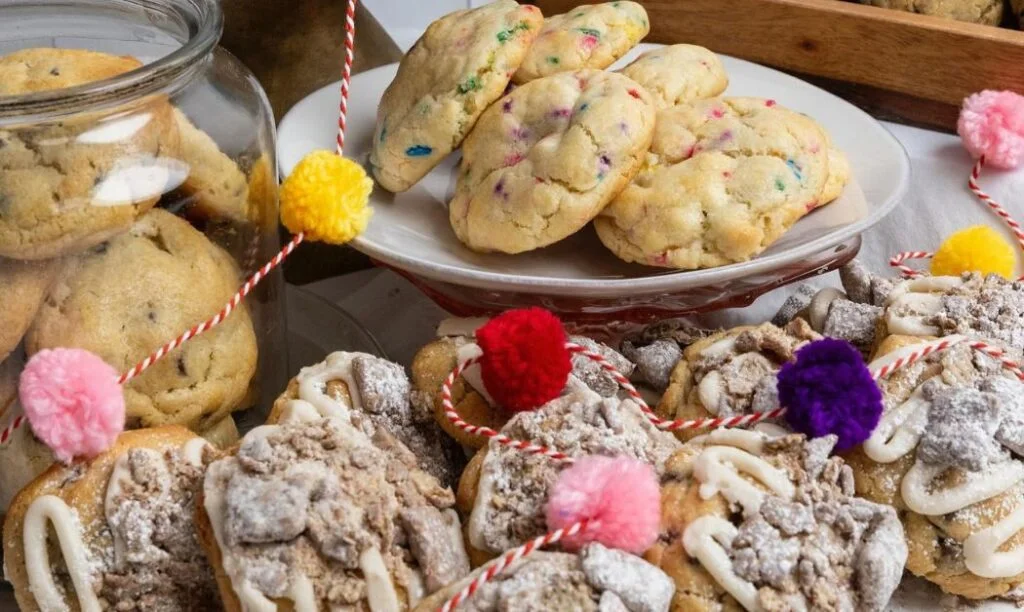 An assortment of cookies from Lion Cub's Cookies