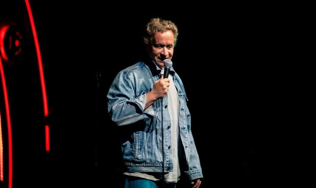 Pauly Shore Performing on stage.