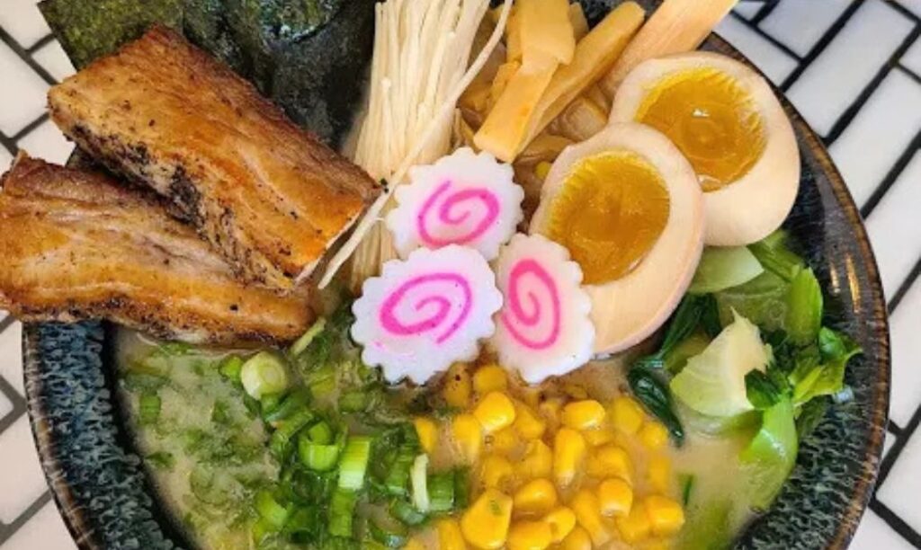 A bowl of ramen from Speakeasy Ramen