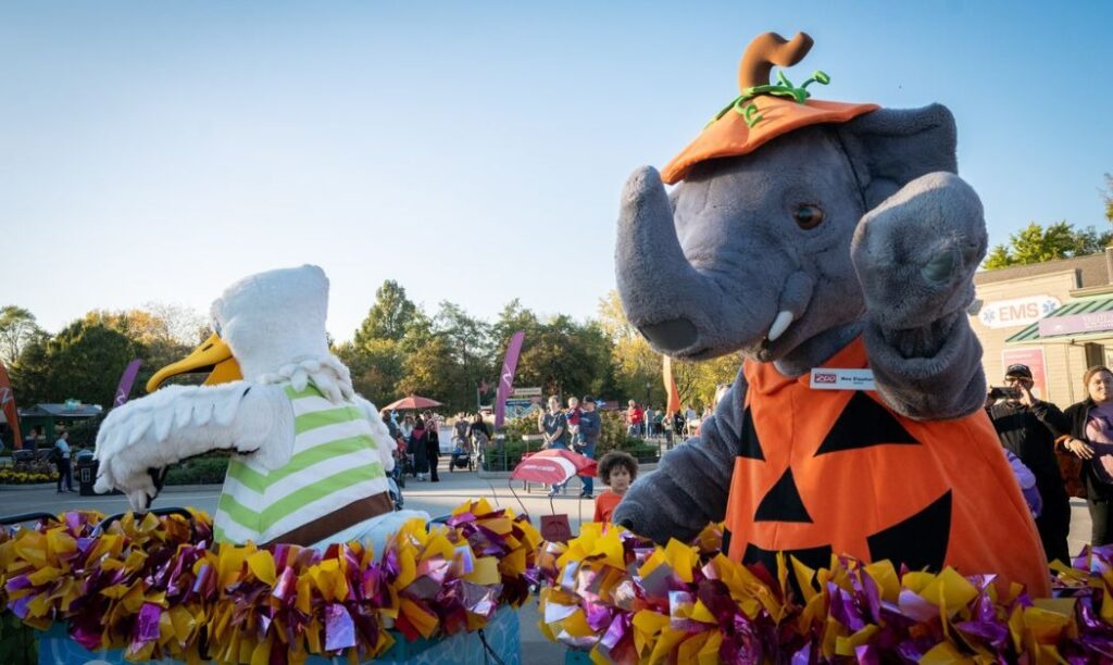 Halloween parade at the Columbus Zoo and Aquarium during Boo at the Zoo.