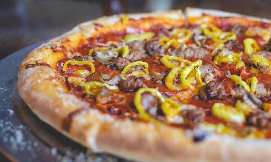 Pizza from Columbus Pizza and Brew