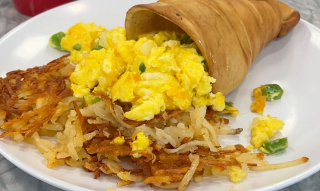 The Breakfast Conewich from Delaney's Diner