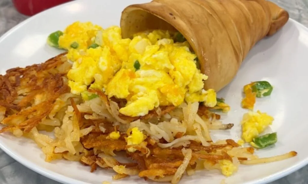 The Breakfast Conewich from Delaney's Diner