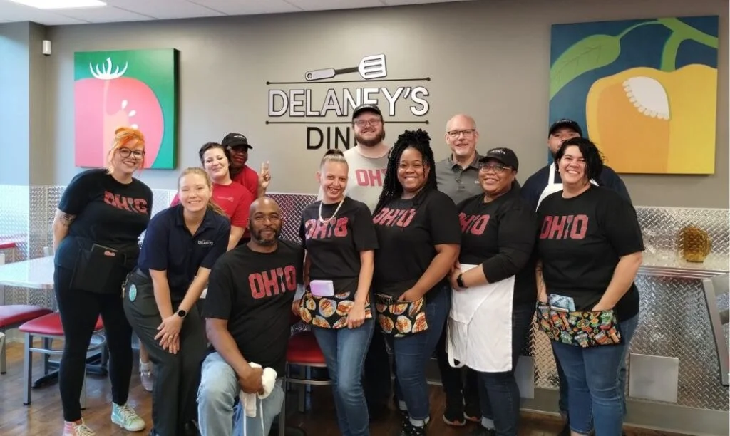 The Delaney's Diner crew at the Grandview Heights location.