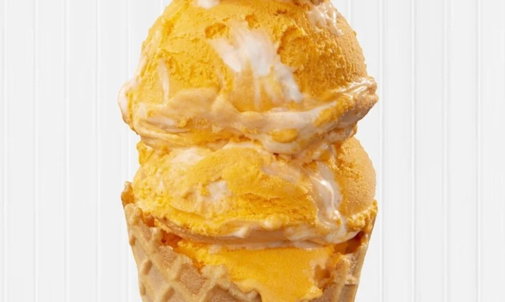 Pumpkin swirl ice cream from Handel's Ice Cream