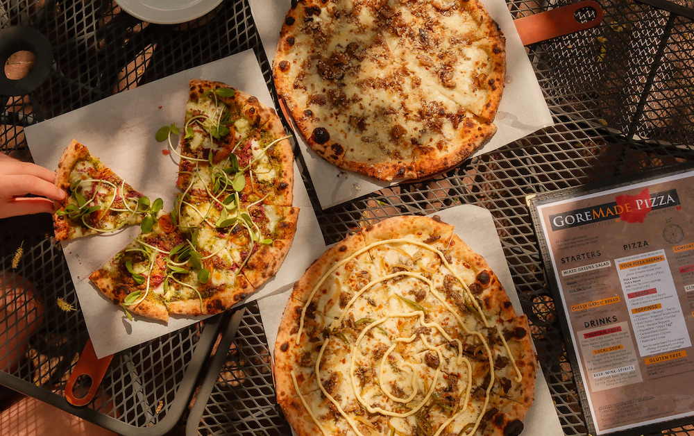 Columbus Pizza Lovers: GoreMade Pizza’s Hidden Patio, Foraged Mushrooms, & Chef’s Choice Pizza Feel Like You’re Discovering a Secret
